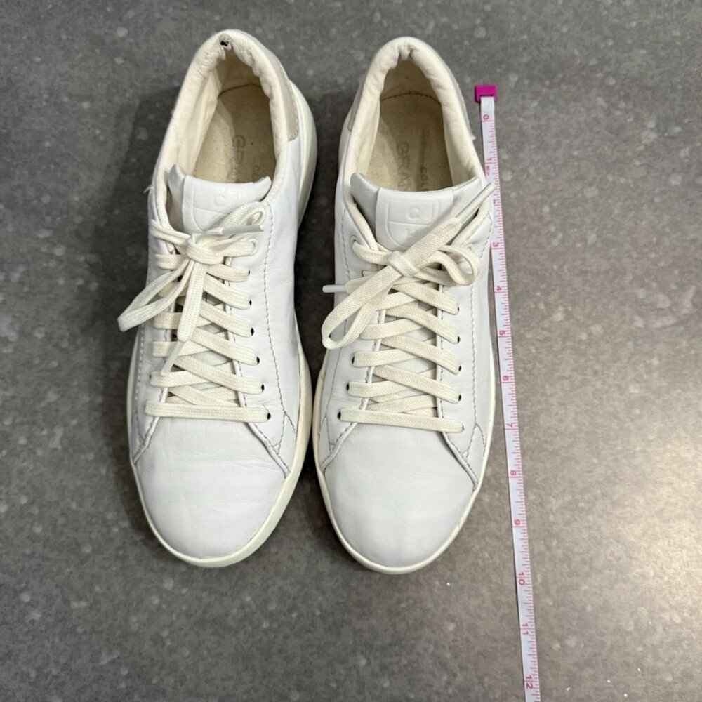 Cole Haan Grand.OS White Leather Sneakers Women's - Picture 15 of 16